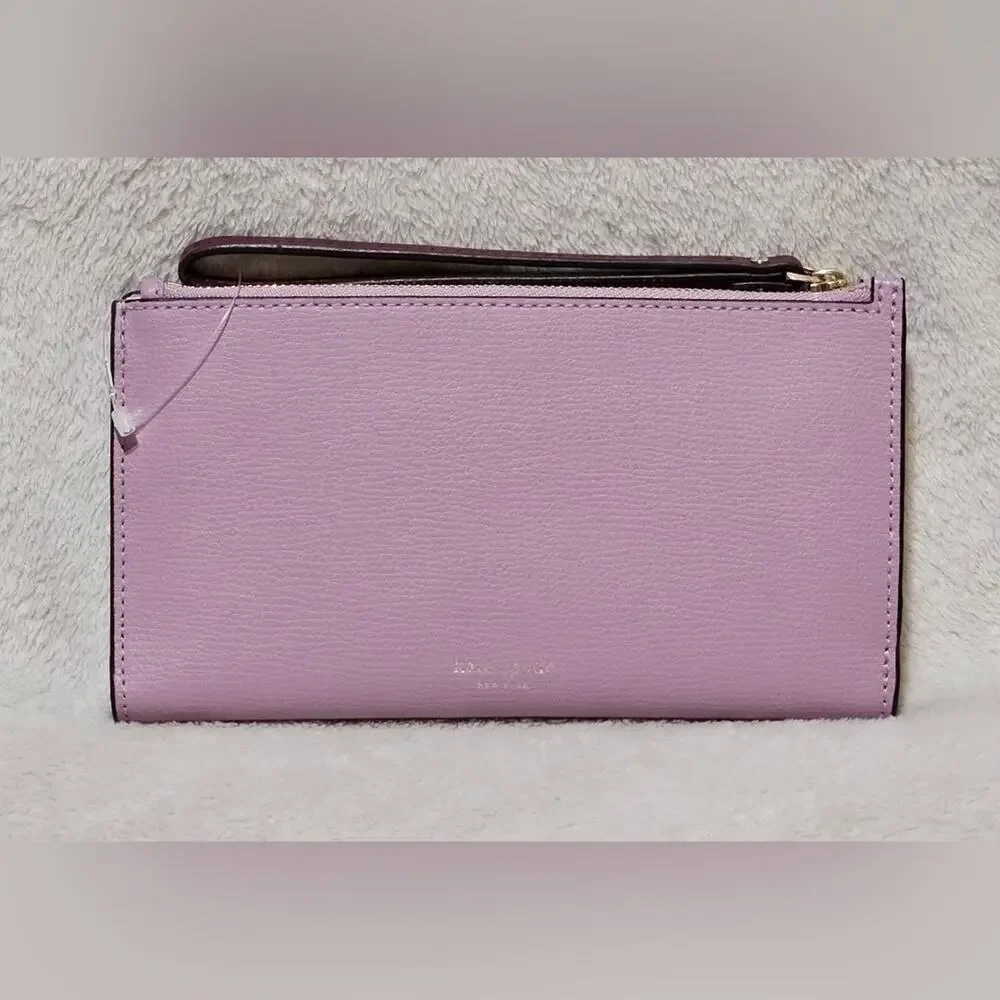 Kate Spade Purple Floral Wallet NWT